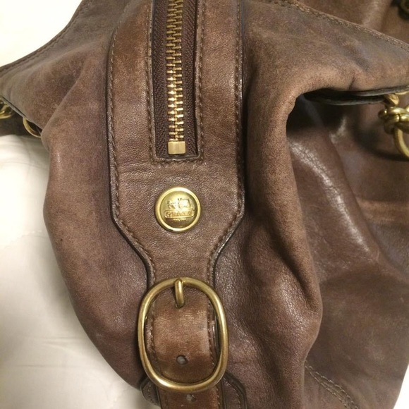 COACH Maggie Mia Madison Leather Hobo - Picture 9 of 14